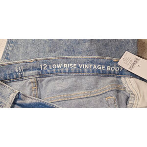 New GAP Teen Low Rise Vintage Boot Jeans Size 12 (Fits Women’s 0–2)